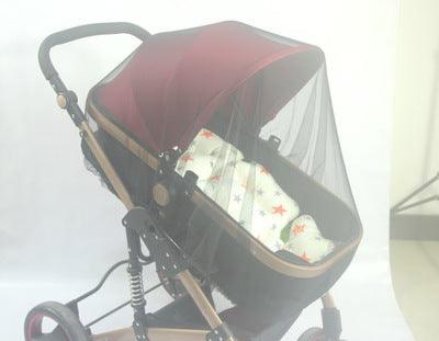 Increase baby stroller nets Baby stroller encryption full cover nets General dustproof and anti-mosquito - Almoni Express