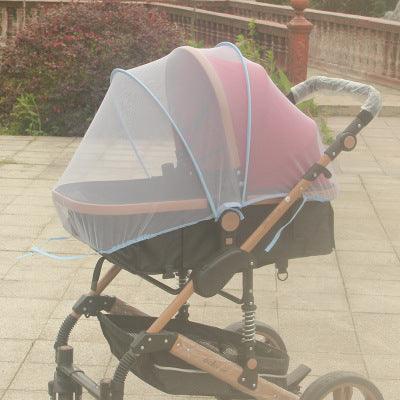 Increase baby stroller nets Baby stroller encryption full cover nets General dustproof and anti-mosquito - Almoni Express