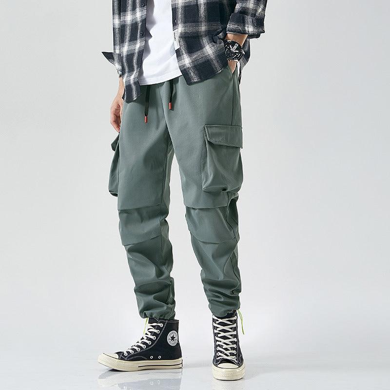 Japanese Trendy Brand Men's Casual Pants Multi-pocket - AL MONI EXPRESS