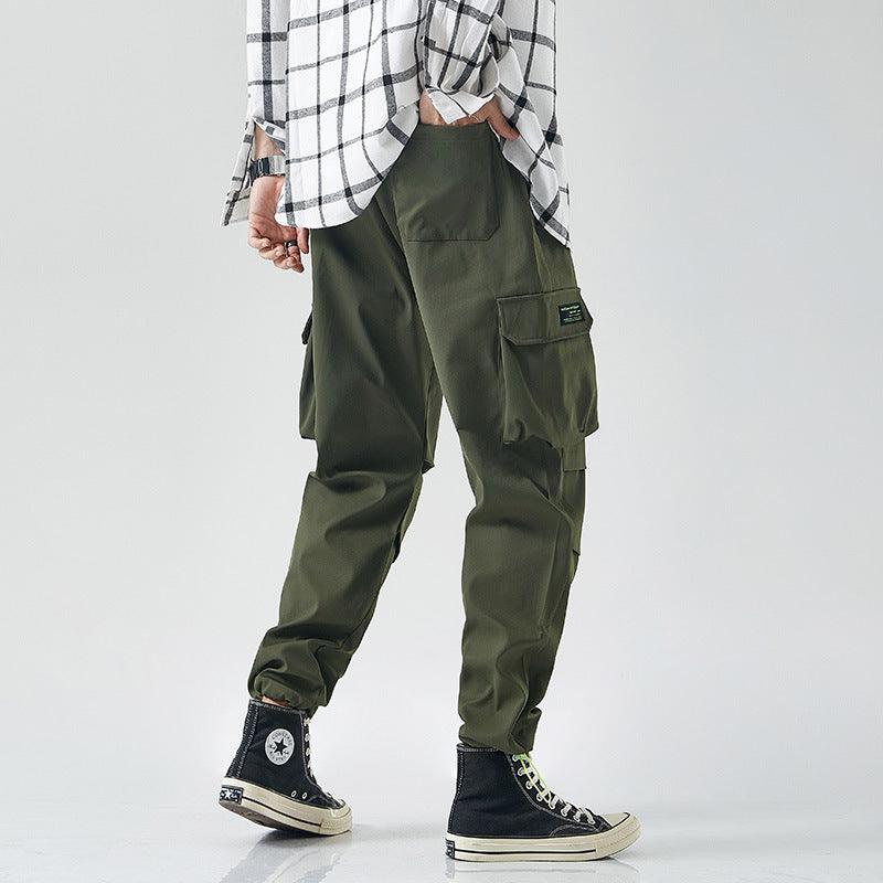 Japanese Trendy Brand Men's Casual Pants Multi-pocket - AL MONI EXPRESS