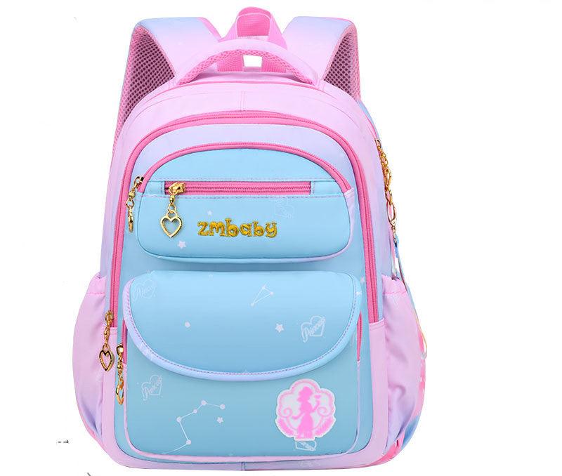 Kamida Primary School Schoolbag Female Sweet And Cute Gradient Backpack 1-3-6 Grade Large Capacity - Almoni Express