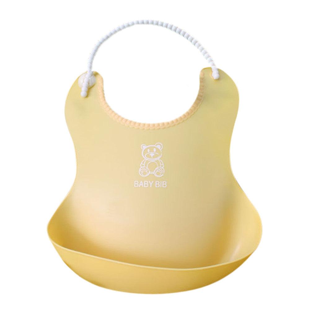 Kid Infant Bibs Baby Soft Silicone Bib - Almoni Express