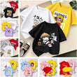 Kids Short Sleeve T-Shirt Random Color - Almoni Express