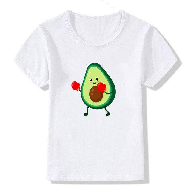 Kids Summer New Cute Vegan Boys Girls T Shirt - Almoni Express