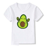 Kids Summer New Cute Vegan Boys Girls T Shirt - Almoni Express