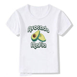 Kids Summer New Cute Vegan Boys Girls T Shirt - Almoni Express