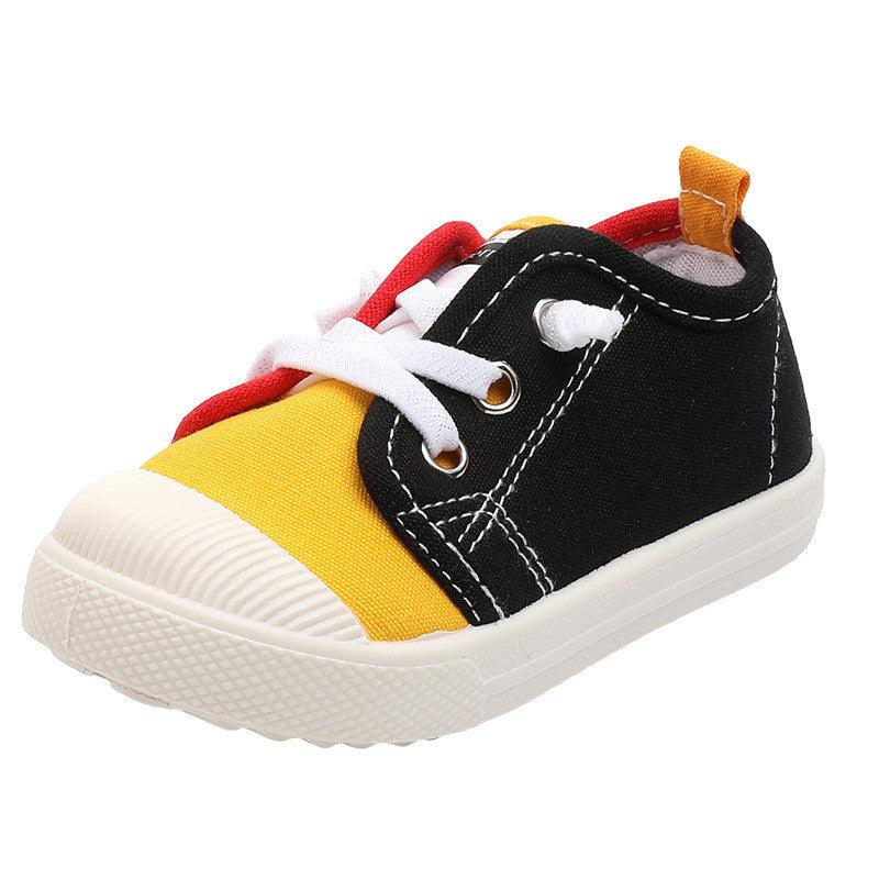 Kindergarten Indoor Shoes Baby Cloth Shoes Children Canvas Shoes - Almoni Express