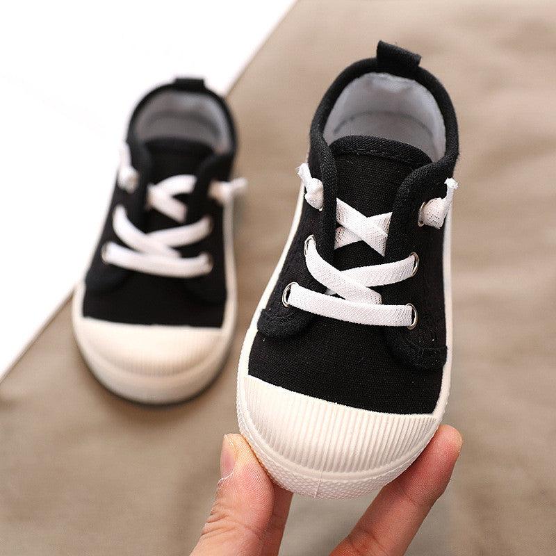 Kindergarten Indoor Shoes Baby Cloth Shoes Children Canvas Shoes - Almoni Express