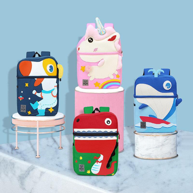 Kindergarten school bag Korean cute children cartoon school bag - Almoni Express