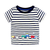 Knitted Cotton Men's And Women's Baby Short-Sleeved T-Shirt - Almoni Express