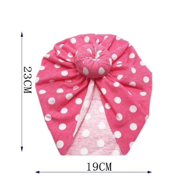 Knot Bow Baby Headbands Toddler Headwraps 6m-18m Baby Turban - Almoni Express