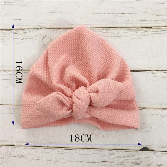 Knot Bow Baby Headbands Toddler Headwraps 6m-18m Baby Turban - Almoni Express