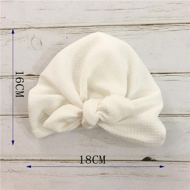 Knot Bow Baby Headbands Toddler Headwraps 6m-18m Baby Turban - Almoni Express