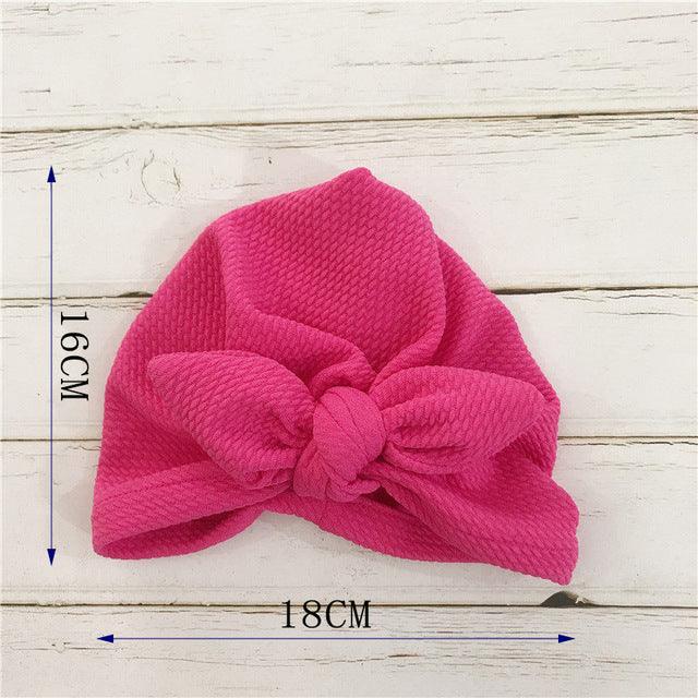 Knot Bow Baby Headbands Toddler Headwraps 6m-18m Baby Turban - Almoni Express