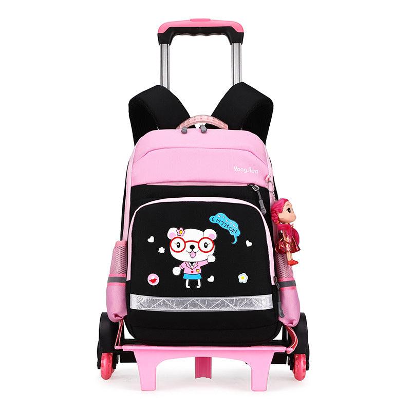 Korean Detachable Trolley Bag For Elementary School Students - Almoni Express