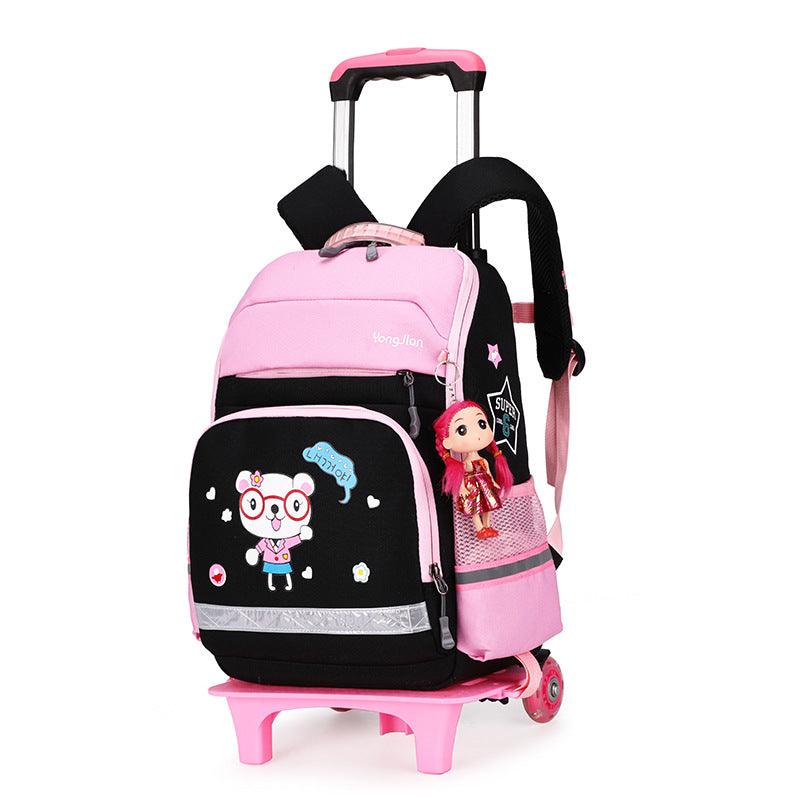 Korean Detachable Trolley Bag For Elementary School Students - Almoni Express