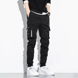 Korean Loose Cotton Sports Cargo Pants - AL MONI EXPRESS