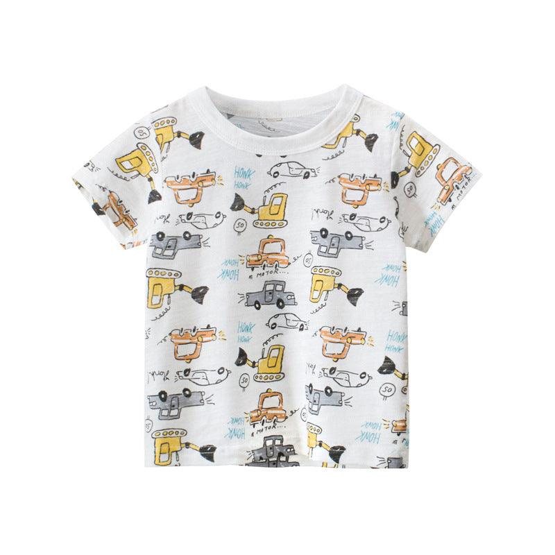 Korean Style Children's T-shirt Baby Clothes - Almoni Express