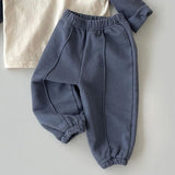 Korean Version Of The Children's Simple Solid Color Casual Pants - Almoni Express