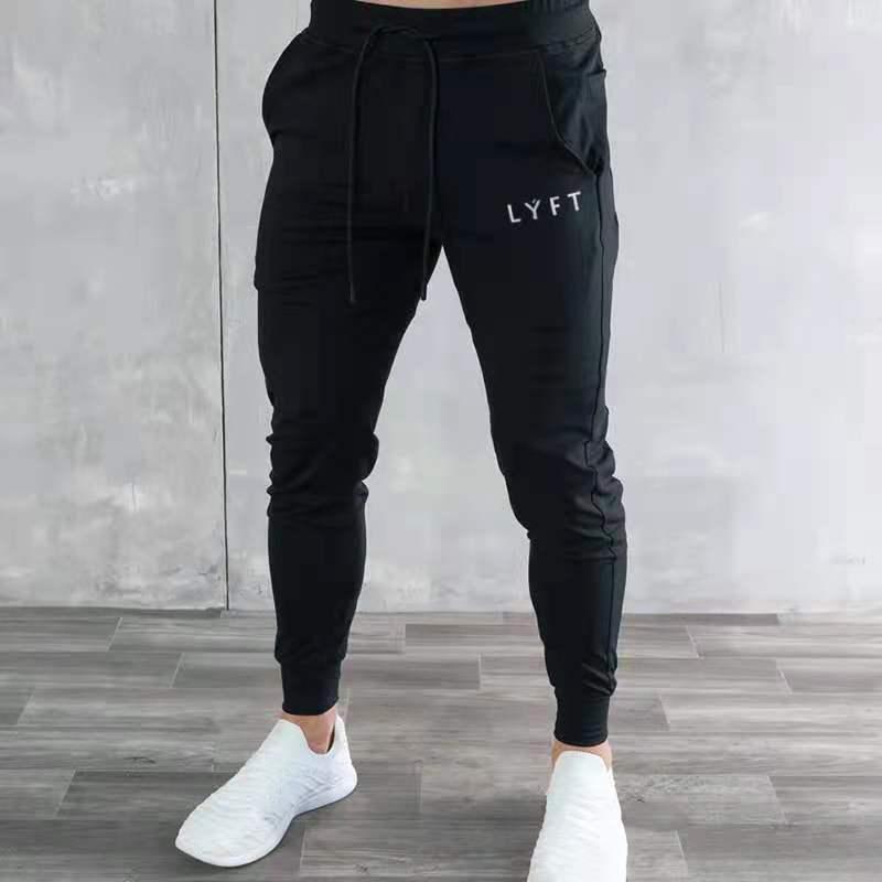 Korean Version Slim Fitness Long Leggings For Men - Almoni Express