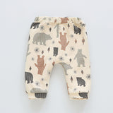 Korean winter winter wear pants plus Velvet Pants brand children big ass pants baby clothes wholesale - Almoni Express