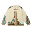 Lace Embroidery Stitching Workwear Jacket Men - Almoni Express