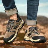 Lace-up Sneakers For Men Casual Breathable Outdoor Hiking Running Sports Shoes - AL MONI EXPRESS