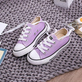 Lace-Up White Shoes For Boys And Girls - Almoni Express