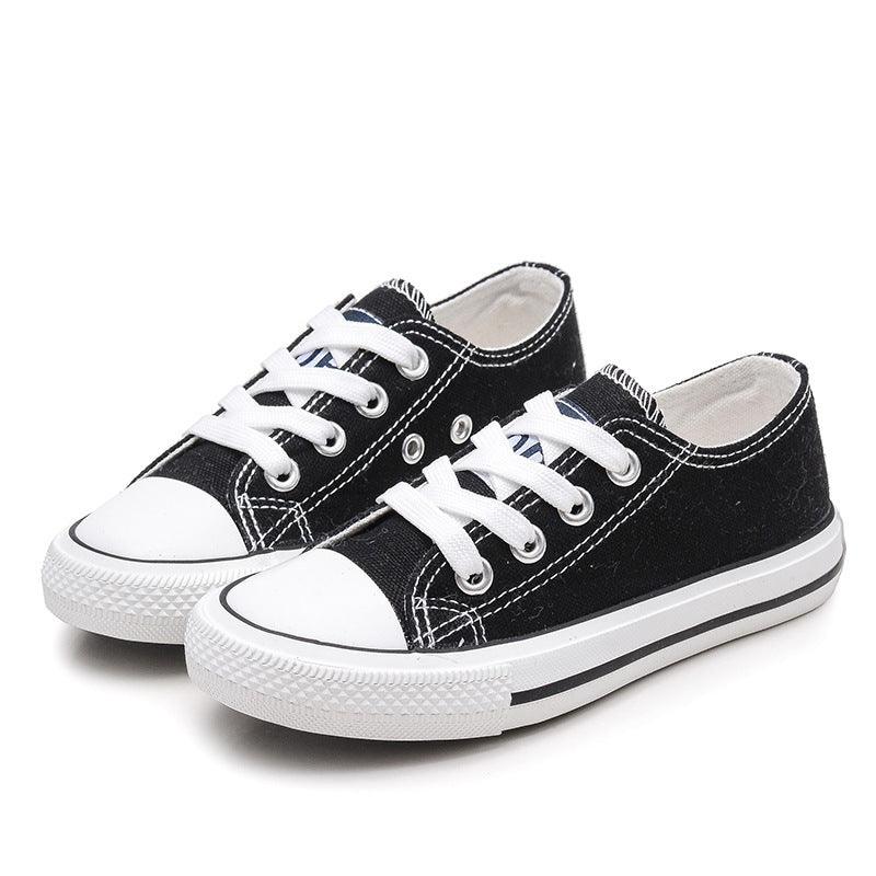 Lace-Up White Shoes For Boys And Girls - Almoni Express