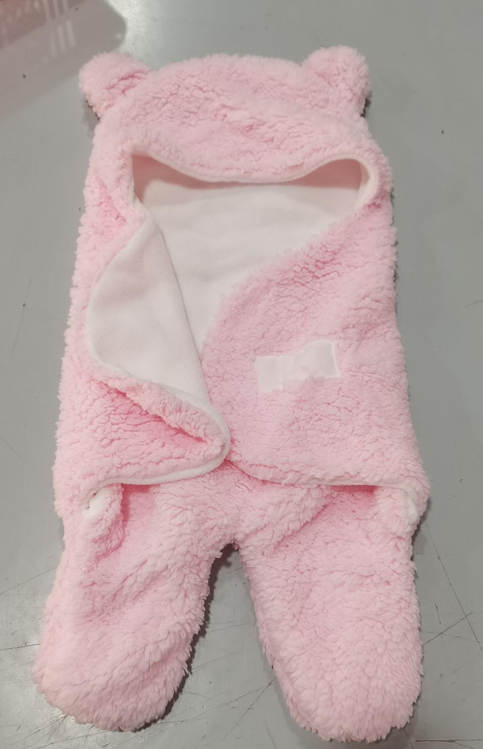 Lamb Plush Sleeping Bag Newborn Baby Swaddling Quilt - Almoni Express