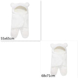 Lamb Plush Sleeping Bag Newborn Baby Swaddling Quilt - Almoni Express