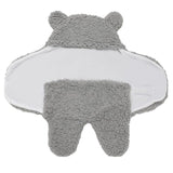 Lamb Plush Sleeping Bag Newborn Baby Swaddling Quilt - Almoni Express