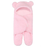 Lamb Plush Sleeping Bag Newborn Baby Swaddling Quilt - Almoni Express