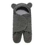 Lamb Plush Sleeping Bag Newborn Baby Swaddling Quilt - Almoni Express