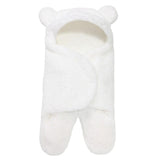 Lamb Plush Sleeping Bag Newborn Baby Swaddling Quilt - Almoni Express