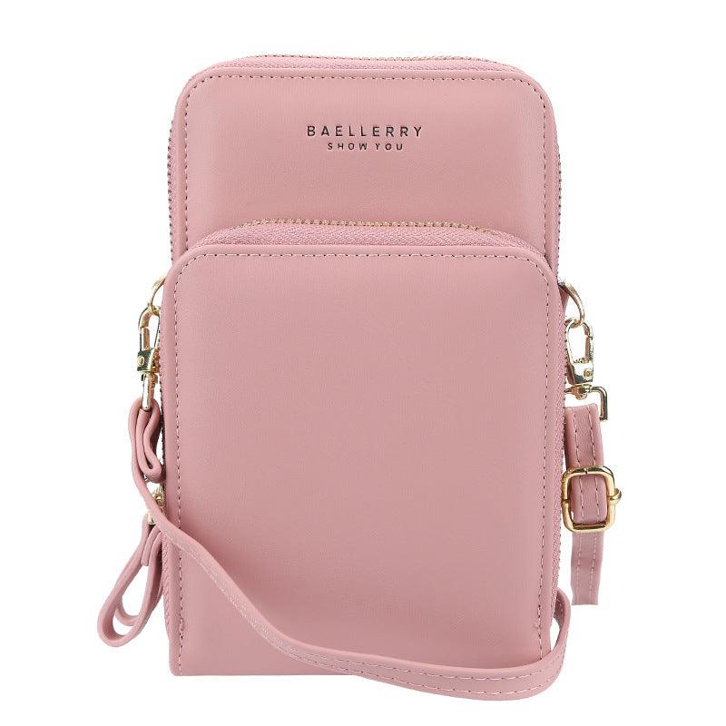 Large Capacity Crossbody Shoulder Bags For Women Fashion Zipper Mobile Phone Bag - AL MONI EXPRESS