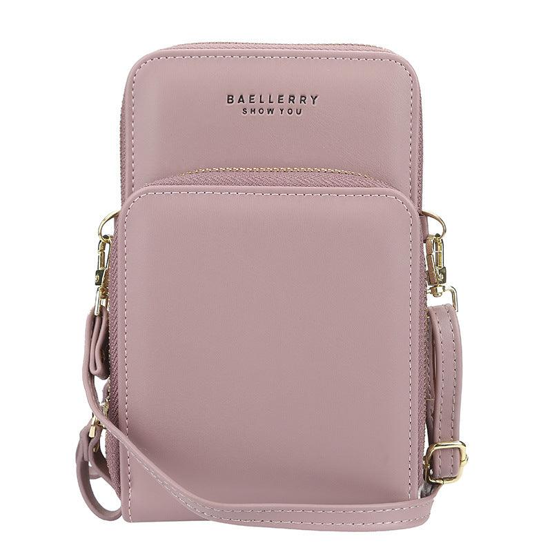 Large Capacity Crossbody Shoulder Bags For Women Fashion Zipper Mobile Phone Bag - AL MONI EXPRESS