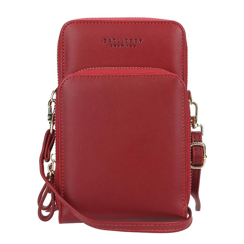 Large Capacity Crossbody Shoulder Bags For Women Fashion Zipper Mobile Phone Bag - AL MONI EXPRESS