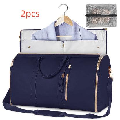 Large Capacity Travel Duffle Bag Women's Handbag Folding Suit Bag Waterproof Clothes Totes - AL MONI EXPRESS