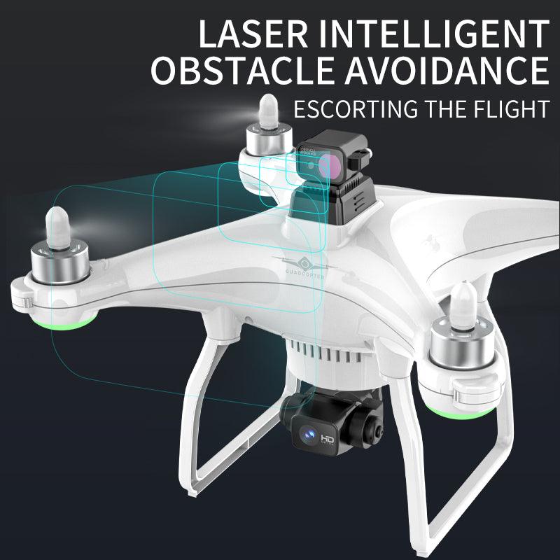 Laser Obstacle Avoidance 4K HD Three-axis Mechanical Gimbal Dual GPS Drone - Almoni Express