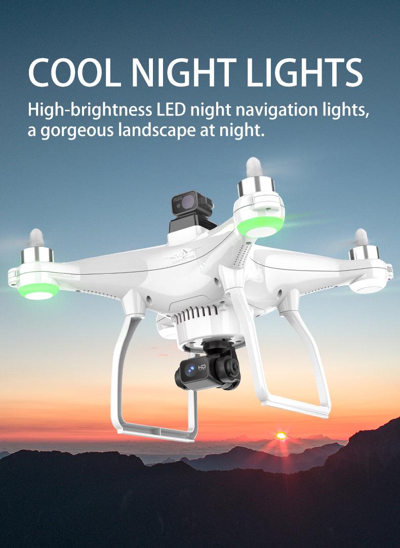 Laser Obstacle Avoidance 4K HD Three-axis Mechanical Gimbal Dual GPS Drone - Almoni Express