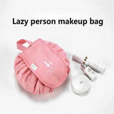 Lazy Makeup Bags Travel Home Large Capacity Waterproof Portable Storage Drawstring Bag Makeup Wash Bag - AL MONI EXPRESS