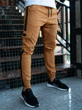 Leather Bound Casual Pants For Men - AL MONI EXPRESS