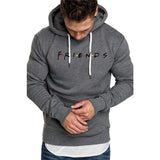 Letter Printed Men's And Women's Hoodie Plush Casual Coat - AL MONI EXPRESS