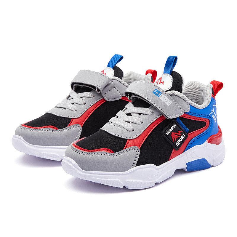 Lightweight Children'S Shoes Old Daddy Shoes Boys Trendy Shoe Leather Sneakers - Almoni Express