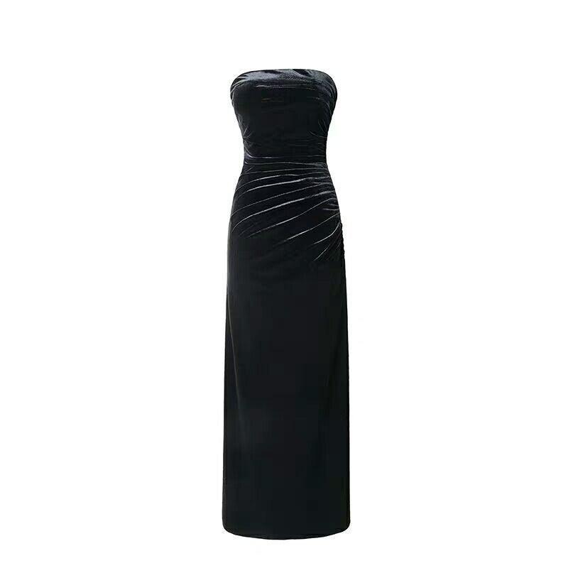 Long Skirt Party Dinner Annual Party Dress - Almoni Express