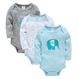 Long sleeve baby clothes cartoon newborn clothes - Almoni Express