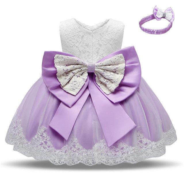 M Baby Girl Year Birthday Dress Newborn Christening Gown - Almoni Express