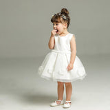 Maggie baby girl baby banquet Wedding Dress Skirt Girl Flower Princess Wedding Dress Dress Tutu - Almoni Express