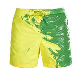 Magical Change Color Beach Shorts Summer Men Swimming Trunks Swimwear Swimsuit Quick Dry bathing shorts Beach Pant - Almoni Express